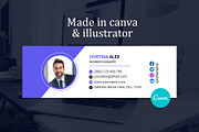 Email Signature Template Canva+Gmail, an Email Template by Waliullah Solutions (Thumbnail 2 of 5)