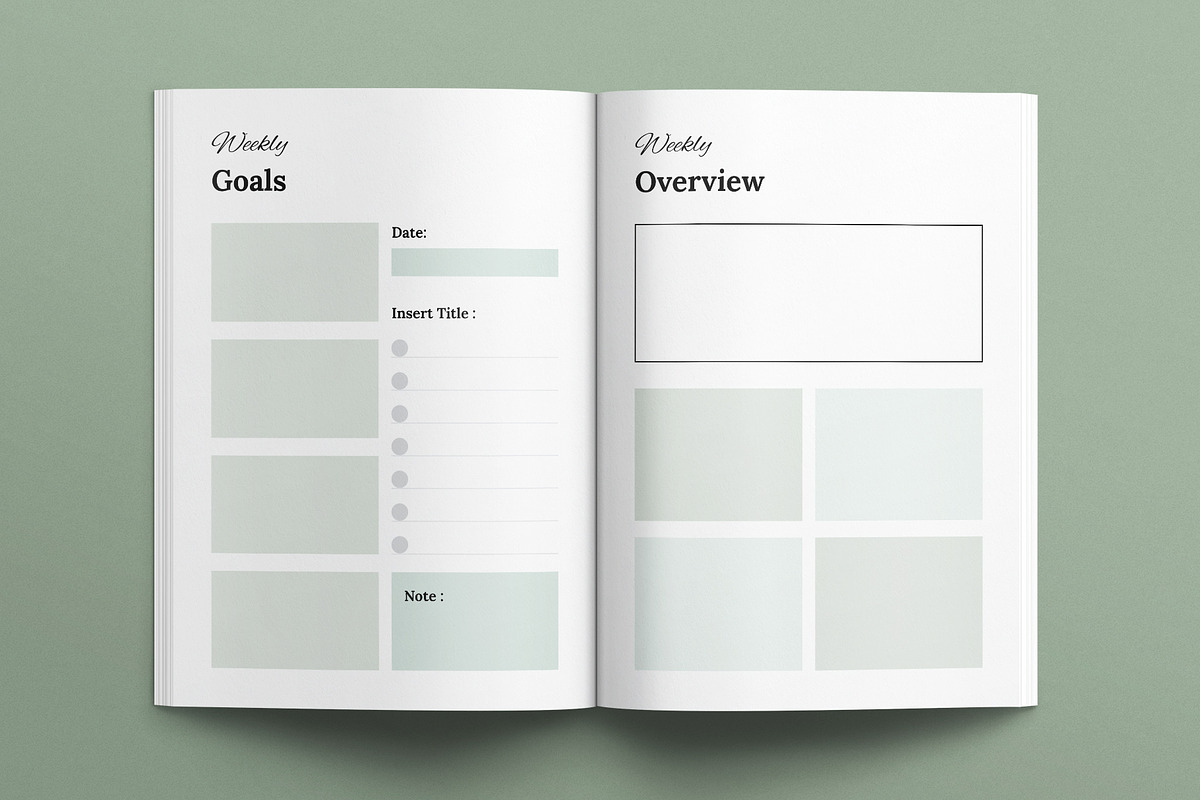Planner Template, a Brochure Template by E-Type (Photo 4 of 7)