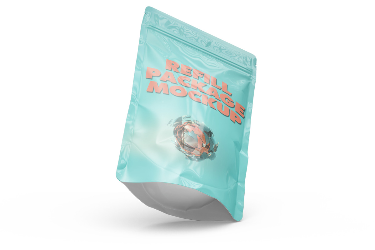 Refill Package Mockup, a Cups & Container Mockup by PixelMockup (Photo 4 of 17)