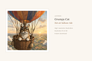 Grumpy Cat Illustrations, 29, an Animal Illustration by LanternkinStudio (Thumbnail 12 of 14)