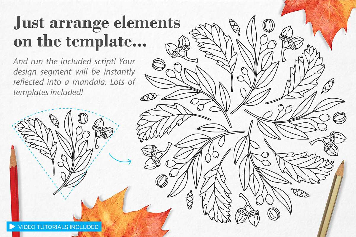Autumn Harvest Mandala Creator preview 2