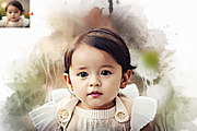 Tail-Wagging Watercolor Magic Action, an Action Add-On by MRI STUDIO (Thumbnail 5 of 9)