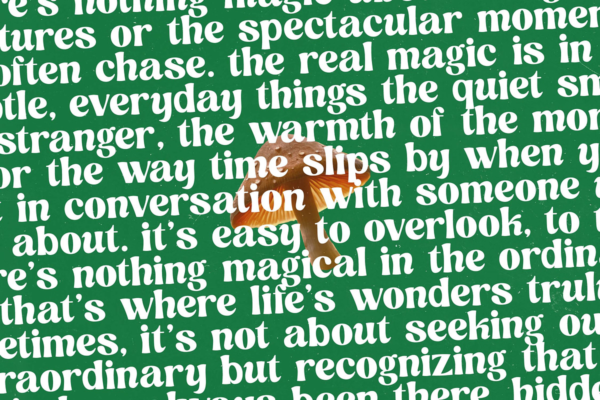 Nothing Magic Retro Groovy Serif, a Serif Font by timelesstype.co (Photo 15 of 20)