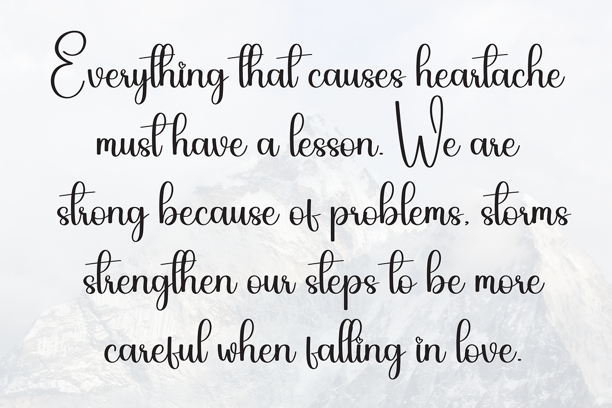 Lemonade | Script Font, a Handwritten Font by Scratchones (Photo 6 of 9)