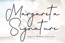 Margareta Signature | Script Font