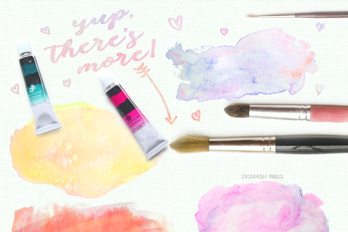SALE: Epic Designer Watercolor Kit, a Texture Illustration by WeLivedHappilyEverAfter (Photo 5 of 6)