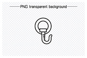 Winch Crane Hook Icons, an Outline Icon by Designfour (Thumbnail 5 of 7)