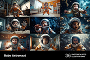 Baby astronaut - 36 images, a Person Illustration by Handmadefont (Thumbnail 3 of 10)
