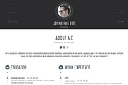 Professional Personal Resume, a Resume Template by Brand Square (Thumbnail 2 of 2)