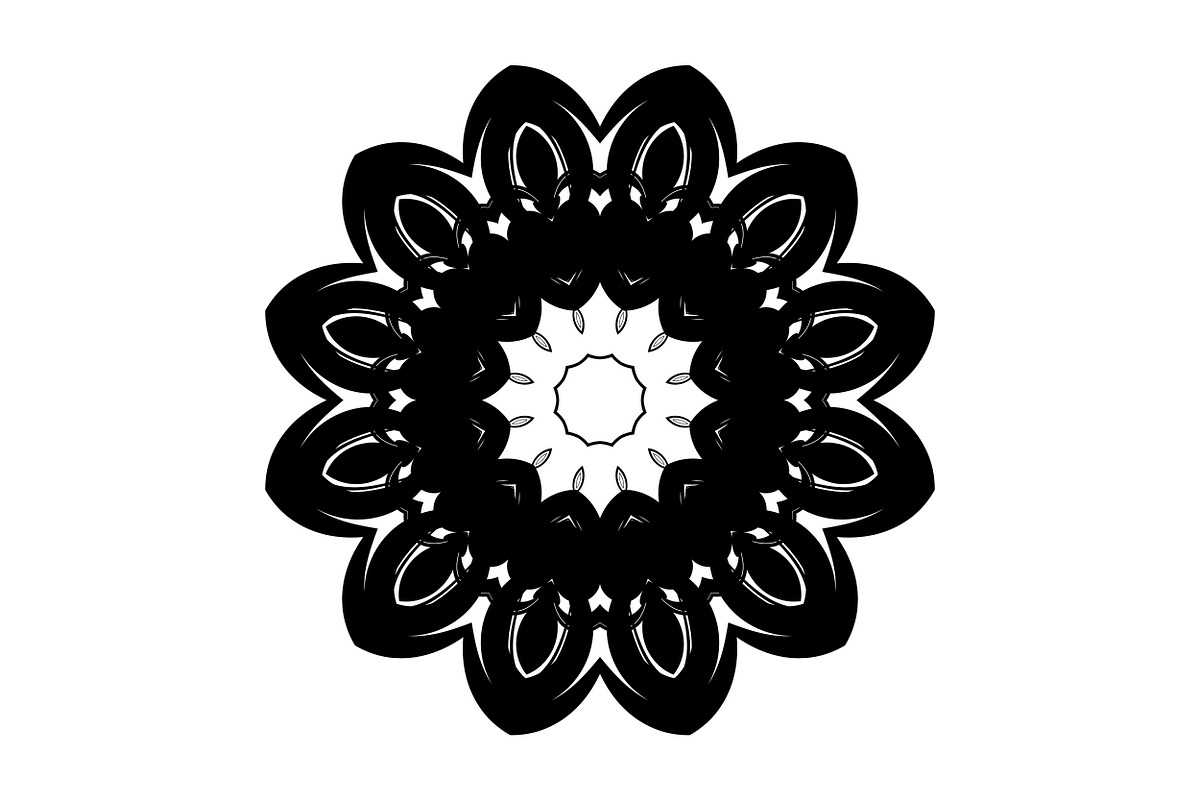 Elegant Mandala Line Art Collection, a Decorative Illustration by NJ Himel (Photo 100 of 101)