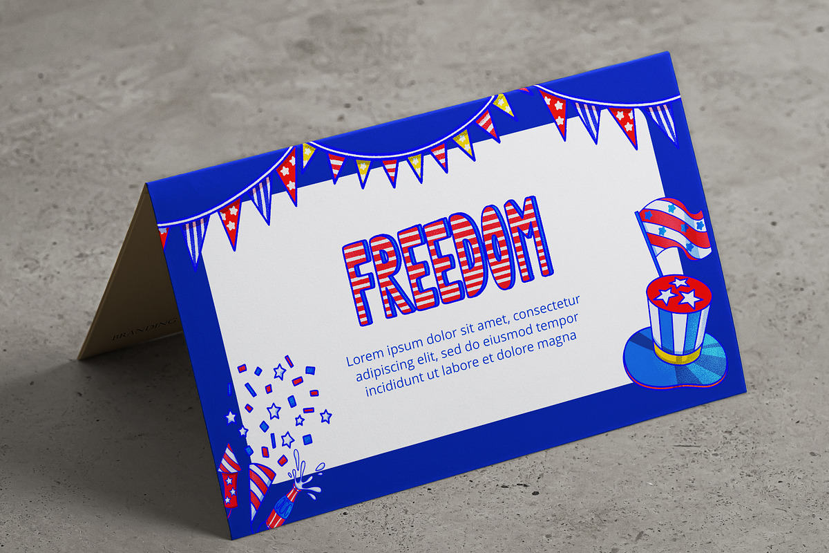 Freedom & Fireworks Celebration, a Seasonal Illustration by CreativeValuation (Photo 9 of 12)