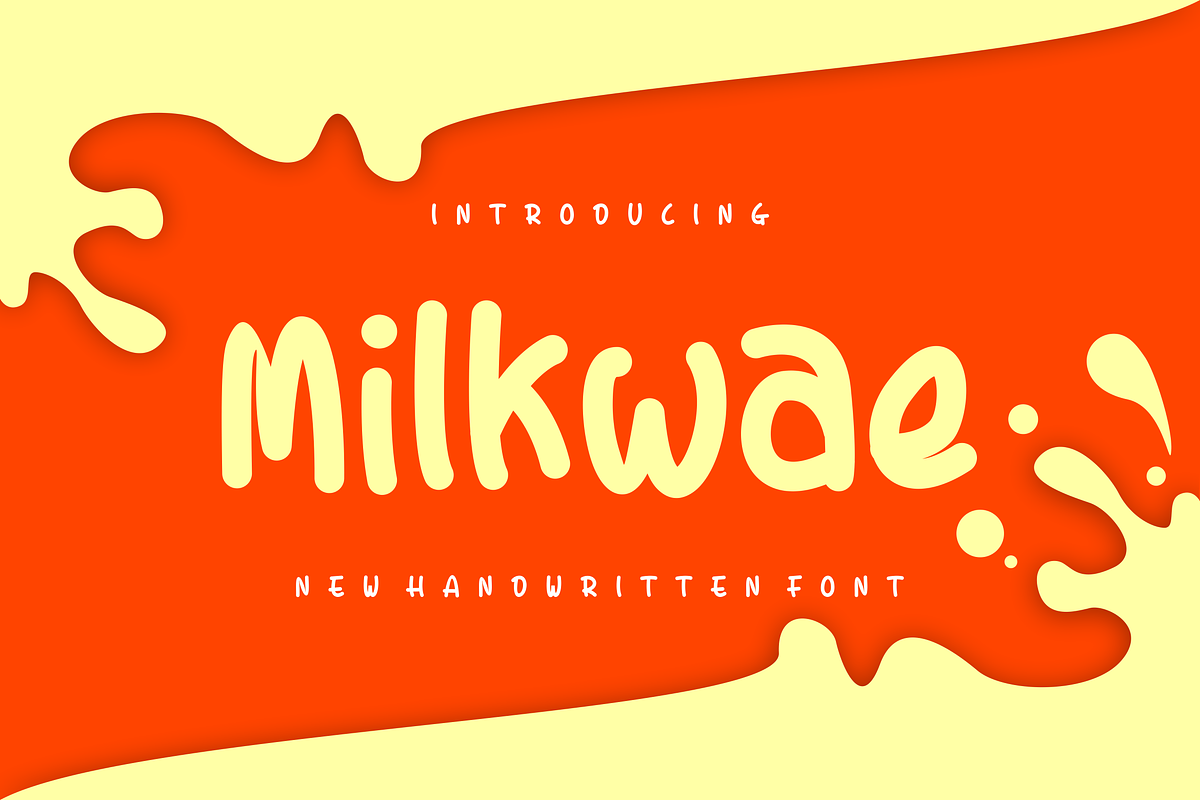Milkwae - Font, a Handwritten Font by artchiles_design (Photo 1 of 5)