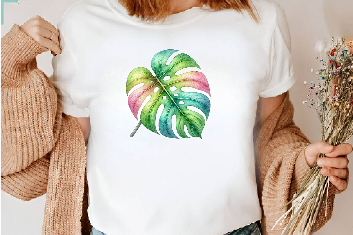 Tropical Floral Plants & Frames Set, a Seasonal Illustration by CreationArt (Photo 6 of 7)