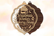Christmas Winter Bakery Shop SVG, an Object Graphic by DreamPrint404 (Thumbnail 3 of 3)