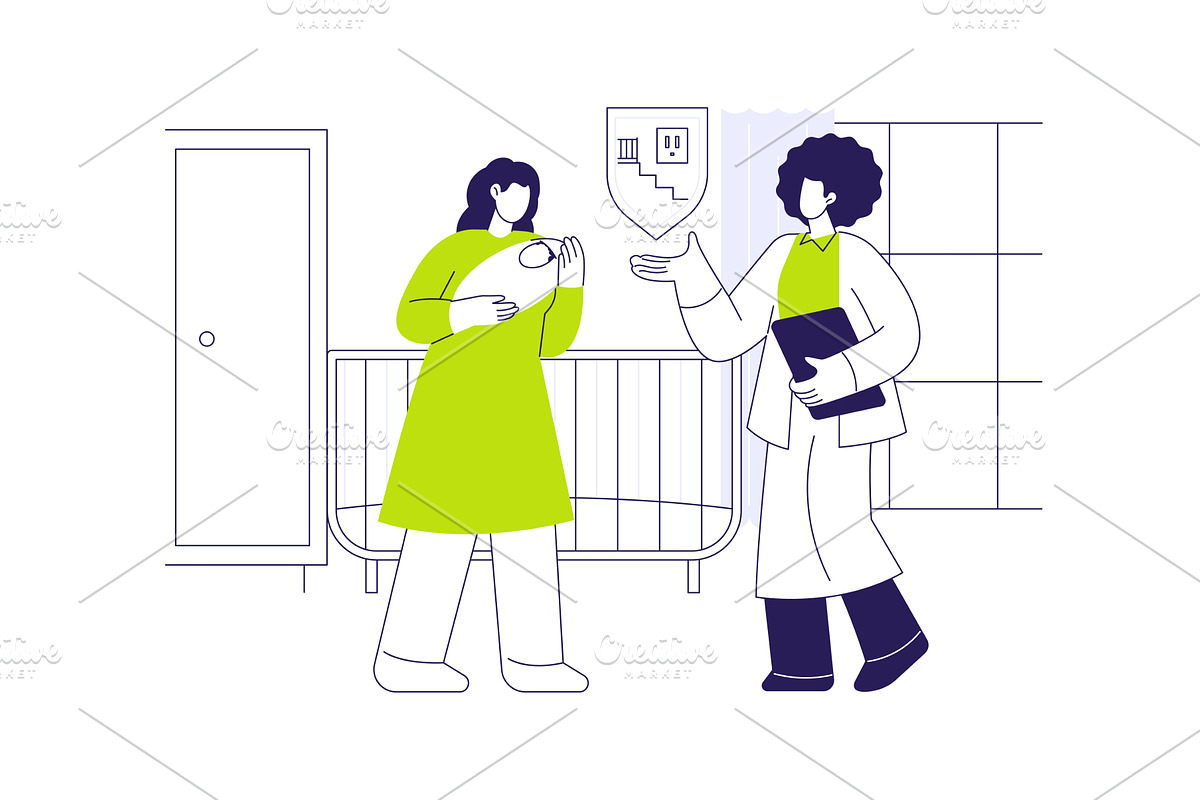 Baby safety consultation abstract, an Object Illustration by Visual Generation