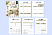 Homeschool Curriculum Organizer., a Stationery Template by Shumaya (Thumbnail 2 of 5)