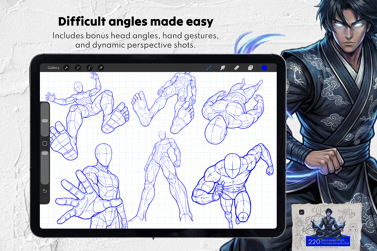 Procreate Brushes Whole Shop Bundle, a Brush Add-On by Selentaori Studio (Photo 15 of 19)