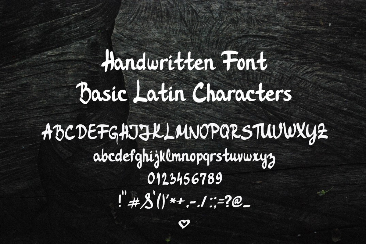 Tropical Forest-Handwritten font preview 5
