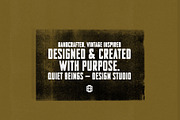 Greasy - Handdrawn Vintage Typeface, a Handwritten Font by Quiet Beings Design Studi (Thumbnail 4 of 8)