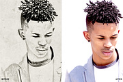 Pencil Drawing Photoshop Action, an Action Add-On by VividFrame (Thumbnail 6 of 8)