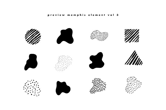 Abstract Line & Shape Brush Vol 3 preview 4