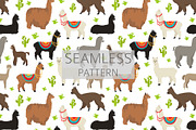 Alpaca clip art, an Animal Illustration by pet design shop (Thumbnail 3 of 5)