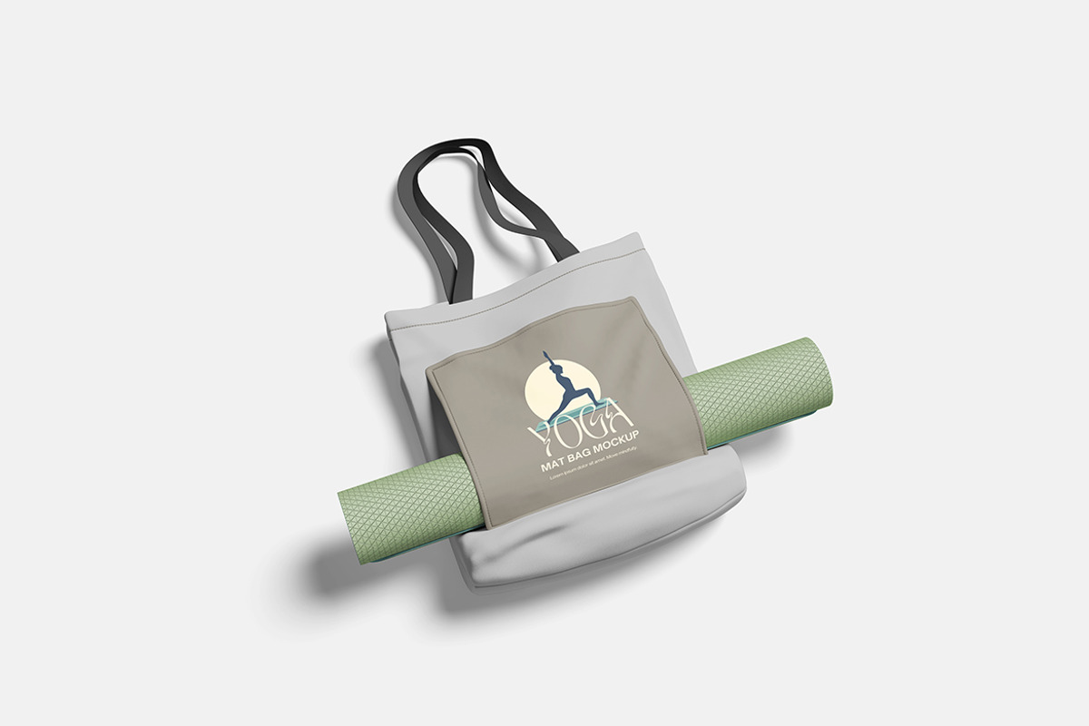 Yoga Mat Bag Mockup, a Product Mockup by bimockup (Photo 6 of 6)