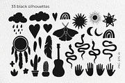 Boho linocut vector collection, an Object Graphic by Yamurchik (Thumbnail 11 of 14)