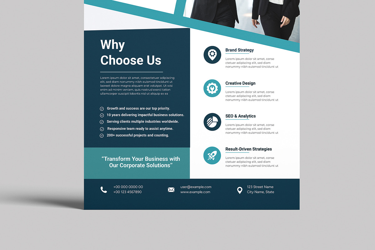 Creative Business Flyer Template preview 5