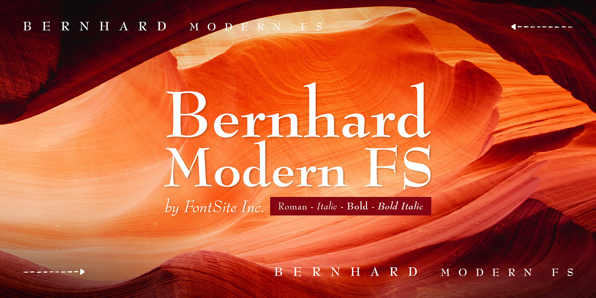 Bernhard Modern FS, a Serif Font by FontSite Inc.