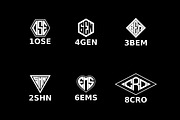 Mega Bundle! Monogram Logo Fonts, a Symbol Font by Intuisi Creative (Thumbnail 5 of 12)