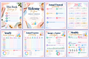 Annual Financial Review Planner, a Stationery Template by Mustafiz (Thumbnail 2 of 3)