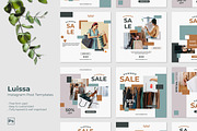 Luissa - Instagram Post Template, a Social Media Template by MuSan (Thumbnail 1 of 4)