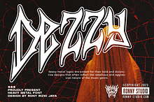 Dezzy Heavy Metal Font