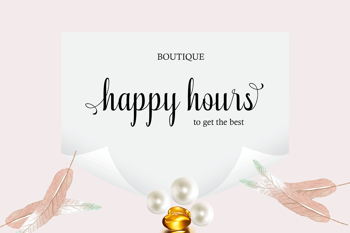 Boutique(Black Friday Sale), a Script Font by Deniz86 (Photo 9 of 9)
