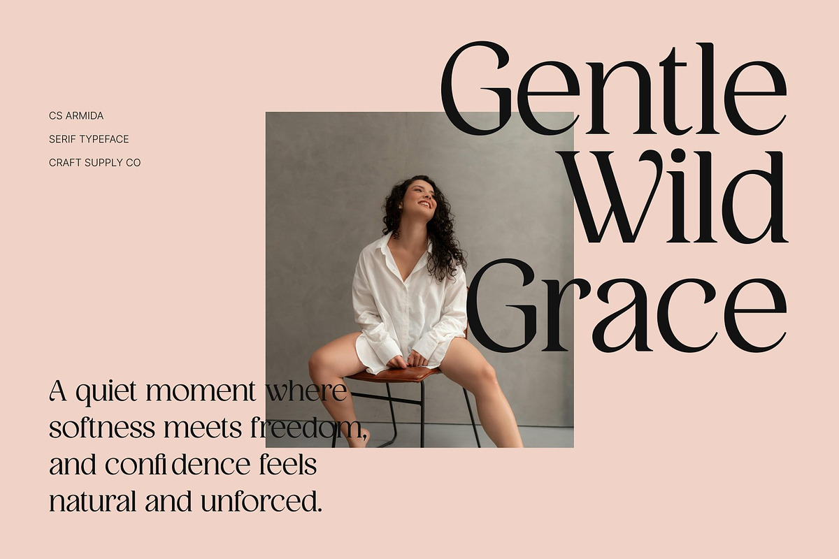 CS Armida – Elegant Serif Font, a Serif Font by Craft Supply Co. (Photo 7 of 8)