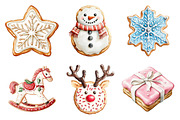Christmas Cookies Clipart, an Illustration by Daily.Designs (Thumbnail 3 of 5)