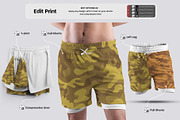 22 Sport Shorts Bundle Mockups, a Shirt Mockup by Grow Design Craft Studio (Thumbnail 5 of 7)