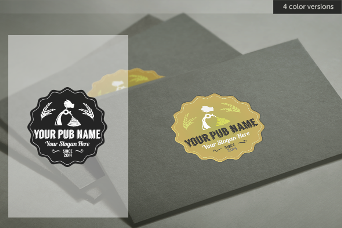 Draft Beer Label Logo, a Branding & Logo Template by LogoBuy (Photo 2 of 4)