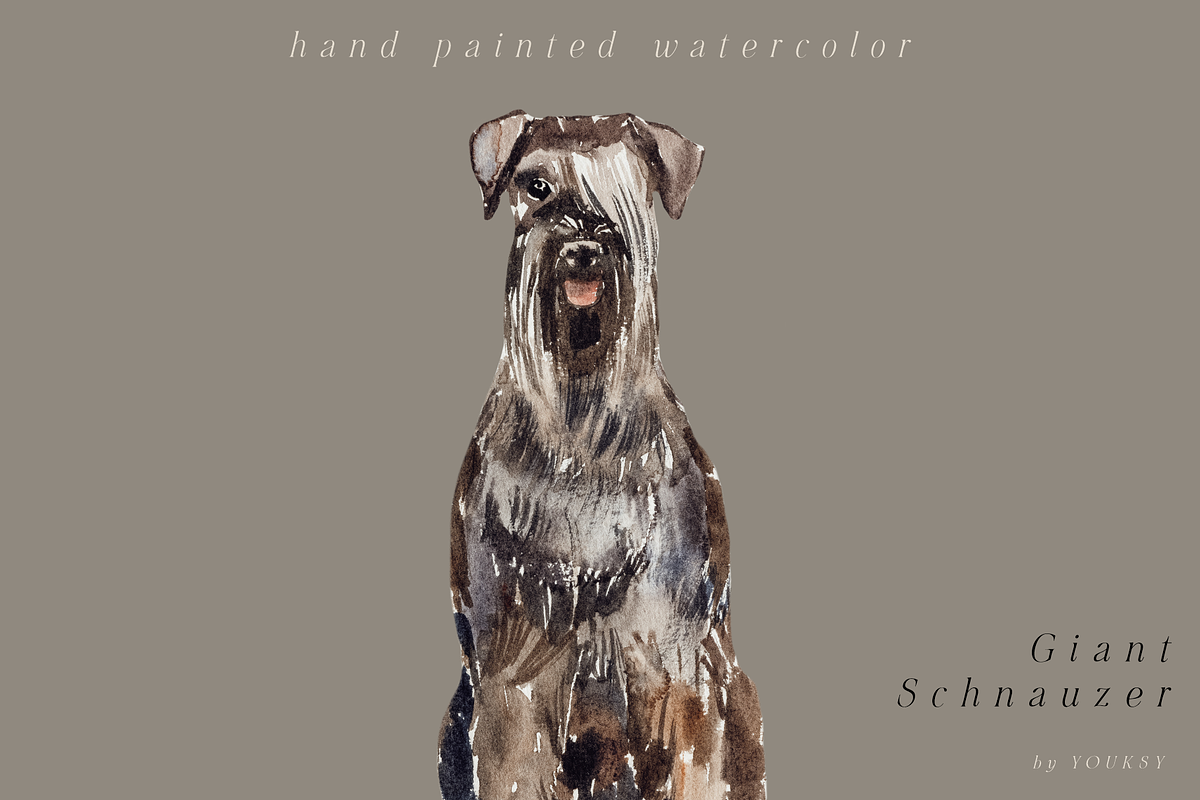 Dod Breeds - watercolor set, an Animal Illustration by Youksy (Photo 6 of 18)
