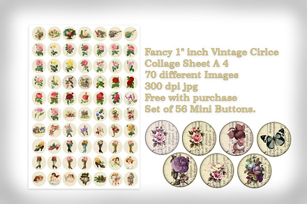 Mixed Vintage Collage Sheet