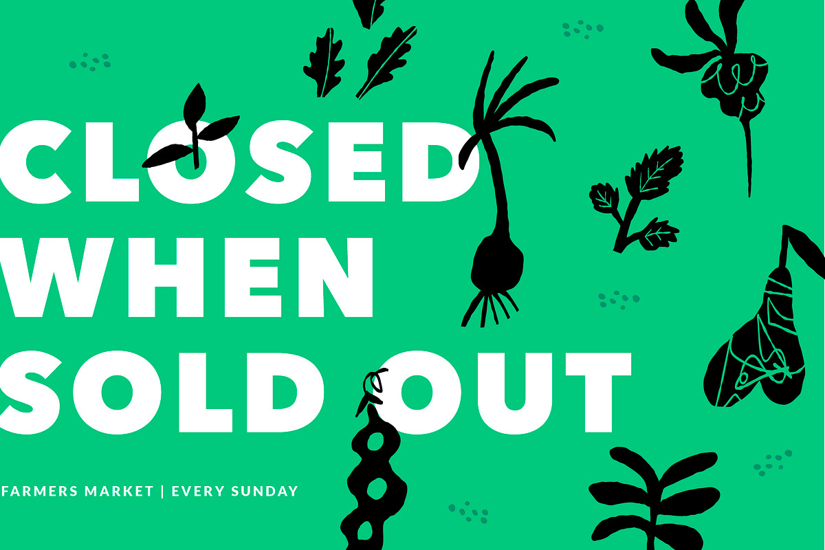 FARMERS MARKET | HAND DRAWN SHAPES, a Food Illustration by Favete Art (Photo 21 of 23)