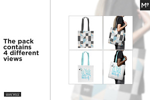 Canvas Shopper Bag Mock-up