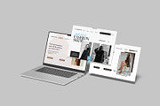 Laptop Screen Presentation Mockup, a Device Mockup by lamorastudio (Thumbnail 11 of 11)