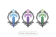 Sun Sword Crest Logo Template, a Branding & Logo Template by Heavtryq Design (Thumbnail 4 of 4)