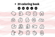 Guinea Pig Clipart Set, an Animal Illustration by Palau (Thumbnail 11 of 12)