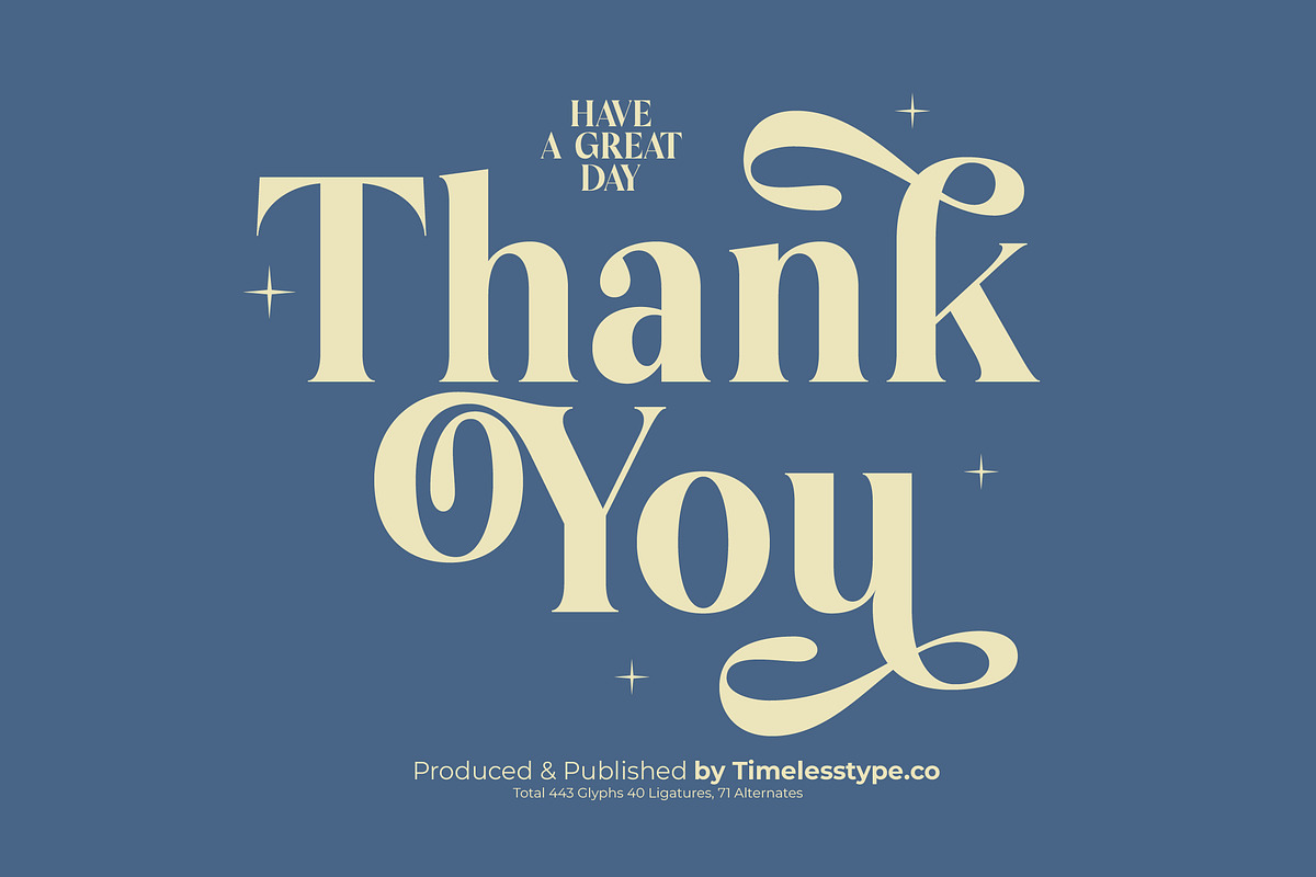 Keyalog Evelzor Modern Bold Serif, a Serif Font by timelesstype.co (Photo 20 of 20)