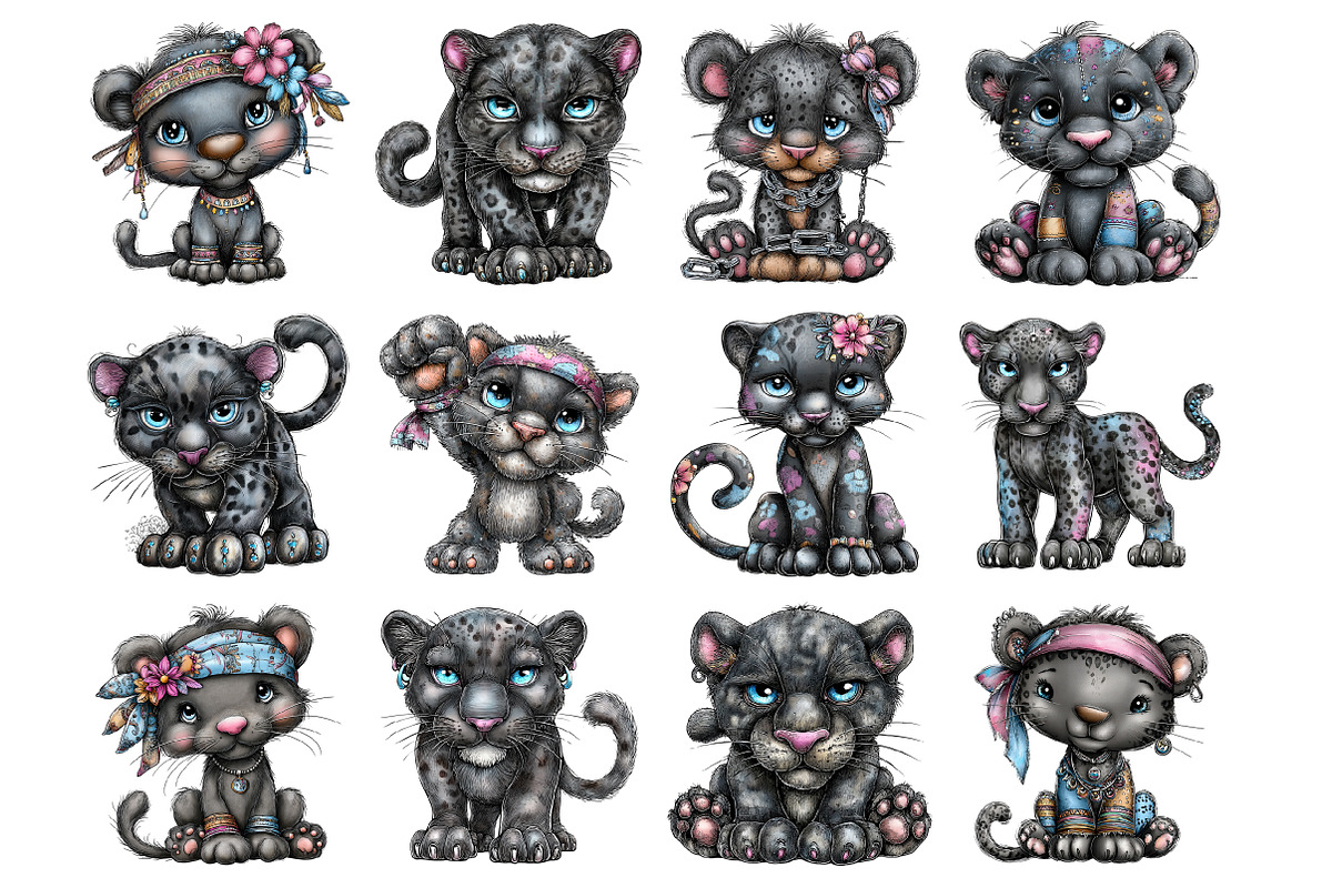 African Panther Black History Clipar, an Illustration by Design Market (Photo 2 of 3)