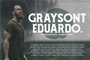 Gladius Vintage Display Typeface, a Sans Serif Font by edukka (Thumbnail 7 of 8)