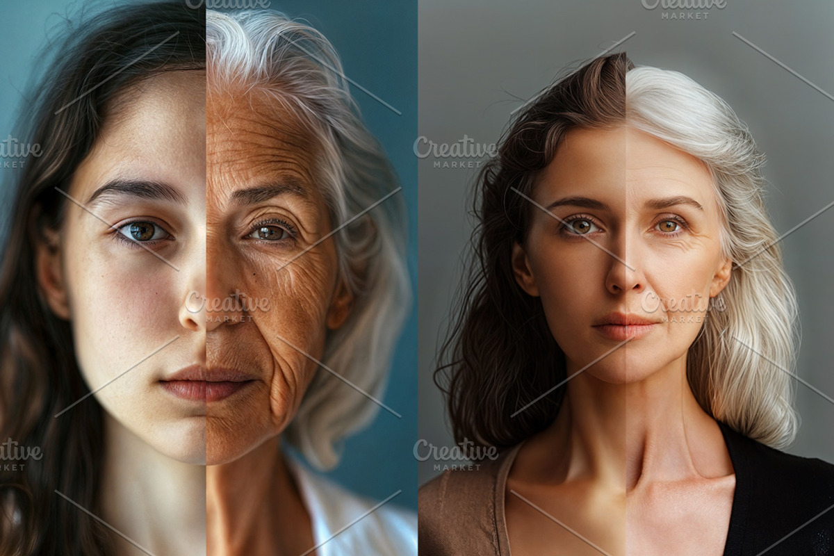 86 Split faces, a Beauty & Fashion Photo by Handmadefont (Photo 9 of 13)